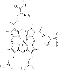 细胞色素C分子式结构图