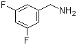 3,5-二氟苄胺分子式结构图