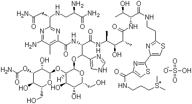 硫酸博莱霉素分子式结构图