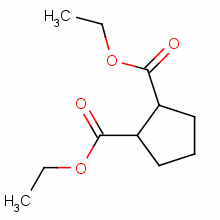 环戊烷-1,2-二甲酸二乙酯分子式结构图