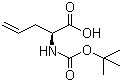 Boc-L-烯丙基甘氨酸分子式结构图