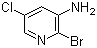 2-溴-3-氨基-5-氯吡啶分子式结构图