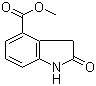 2-氧化吲哚-4-甲酸甲酯分子式结构图