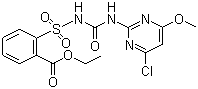 氯嘧磺隆分子式结构图