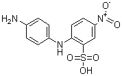 4'-氨基-4-硝基二苯胺-2-磺酸分子式结构图