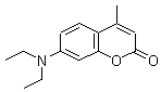 7-二乙氨基-4-甲基香豆素分子式结构图