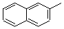 β-甲基萘分子式结构图