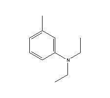 N,N-二乙基间甲苯胺分子式结构图