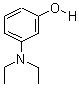 3-羟基-N,N-二乙基苯胺分子式结构图