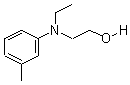 N-乙基-N-羟乙基间甲苯胺分子式结构图