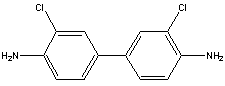 3,3'-二氯联苯胺分子式结构图