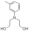 N,N-双羟乙基间甲苯胺分子式结构图