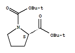 Boc-Pyr-OtBu分子式结构图