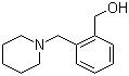 2-(哌啶-1-基甲基)苯甲醇分子式结构图