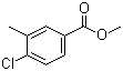 4-氯-3-甲基苯甲酸甲酯分子式结构图