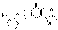 9-氨基喜树碱分子式结构图