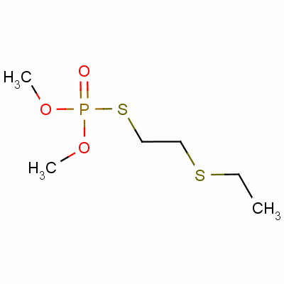 甲基内吸磷分子式结构图