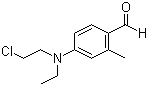 N-乙基-N-氯乙基-4-氨基-2-甲基苯甲醛分子式结构图