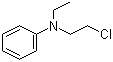 N-乙基-N-氯乙基苯胺分子式结构图