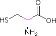 D-半胱氨酸分子式结构图