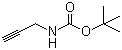 N-Boc-氨基丙炔分子式结构图