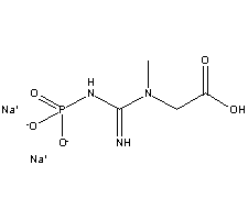 磷酸肌酸二钠盐分子式结构图