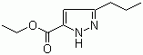 3-正丙基吡唑-5-甲酸乙酯分子式结构图