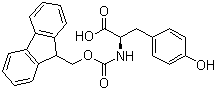 Fmoc-L-酪氨酸分子式结构图