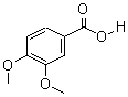 3,4-二甲氧基苯甲酸分子式结构图