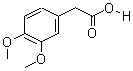 (3,4-二甲氧基)乙酸分子式结构图