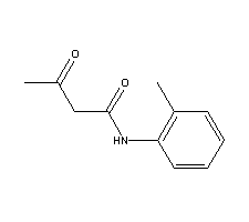 乙酰乙酰邻甲基苯胺分子式结构图