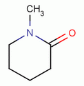 1-甲基-2-哌啶酮分子式结构图