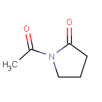 N-乙酰基吡咯烷酮分子式结构图