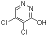 4,5-二氯-3-羟基哒嗪分子式结构图