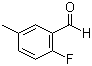 2-氟-5-甲基苯甲醛分子式结构图