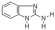 2-氨基苯并咪唑分子式结构图