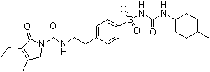 格列美脲分子式结构图