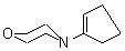 1-(4-吗啡啉)环戊烯分子式结构图