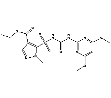 吡嘧磺隆乙酯分子式结构图