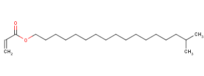 丙烯酸异十八酯分子式结构图