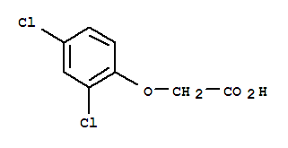 2,4-二氯苯氧乙酸分子式结构图