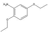 2,5-二乙氧基苯胺分子式结构图