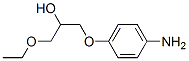 4-(3-乙氧基-2-羟基丙氧基)苯胺分子式结构图