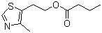 4-甲基-5-噻唑基乙醇丁酸酯分子式结构图