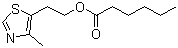 4-甲基-5-噻唑基乙醇己酸酯分子式结构图