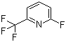 2-氟-6-(三氟甲基)吡啶分子式结构图