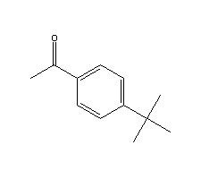 对叔丁基苯乙酮分子式结构图