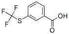 3-(三氟甲硫基)苯甲酸分子式结构图