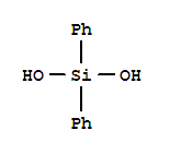 二苯基硅二醇分子式结构图