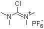 N,N,N',N'-四甲基氯甲脒六氟磷酸盐分子式结构图